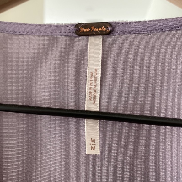 Free People Velvet Puff Sleeve Top - Picture 4 of 5